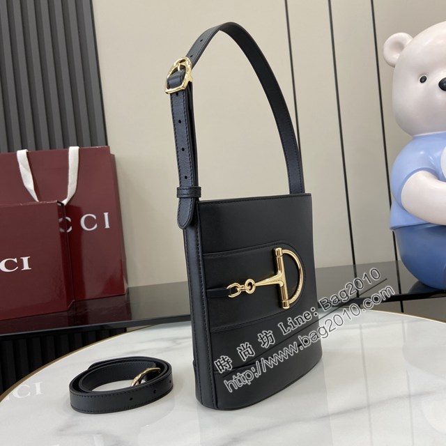 Gucci專櫃古馳2025春夏系列最新款檔案桶包手提單肩斜挎女包 jh2614型號：833665